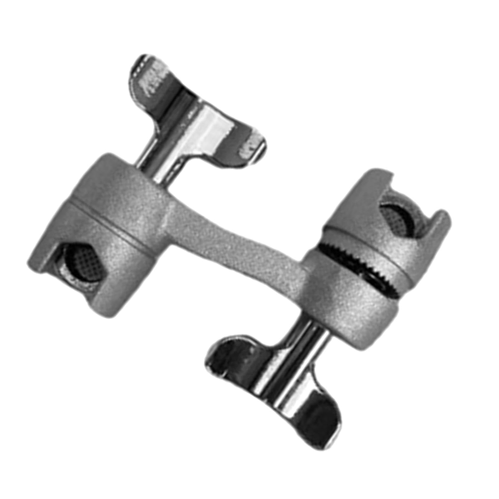 DYNWAVE Cymbal Clamp for Drum Set,Cymbal Percussion Mount Clamp Cymbal Arm Attachment Two Way Clamp Percussion Instrument Accessories