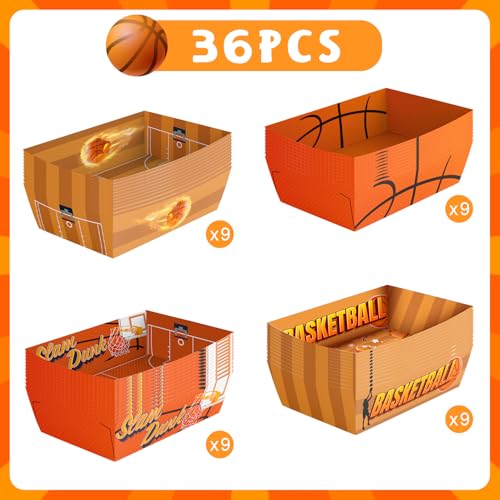 Plateau de Collation de Basket-ball pour Décoration d'Anniversaire - 6