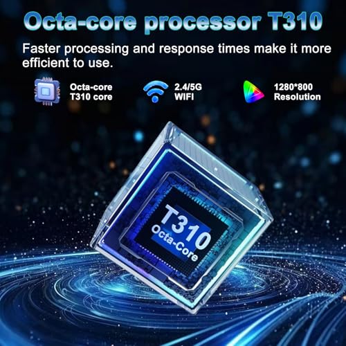 Image of DMOAO Tablet, 2026 Android 15 Tablet with Gemini AI, 10.1 Inch FHD Display, 30GB RAM 64GB ROM /1TB TF, 6000mAh Battery, Octa-Core 2.0GHz, Widevine L1, 2 in 1 Tablets with Keyboard Mouse(Gold)