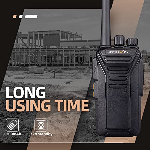Retevis RT27 Walkie Talkies Long Range,Portable FRS Two-Way Radios,VOX Hands-Free,USB Charger Base,2 Way Radio Rechargeable for Business Retail School Healthcare (10 Pack)