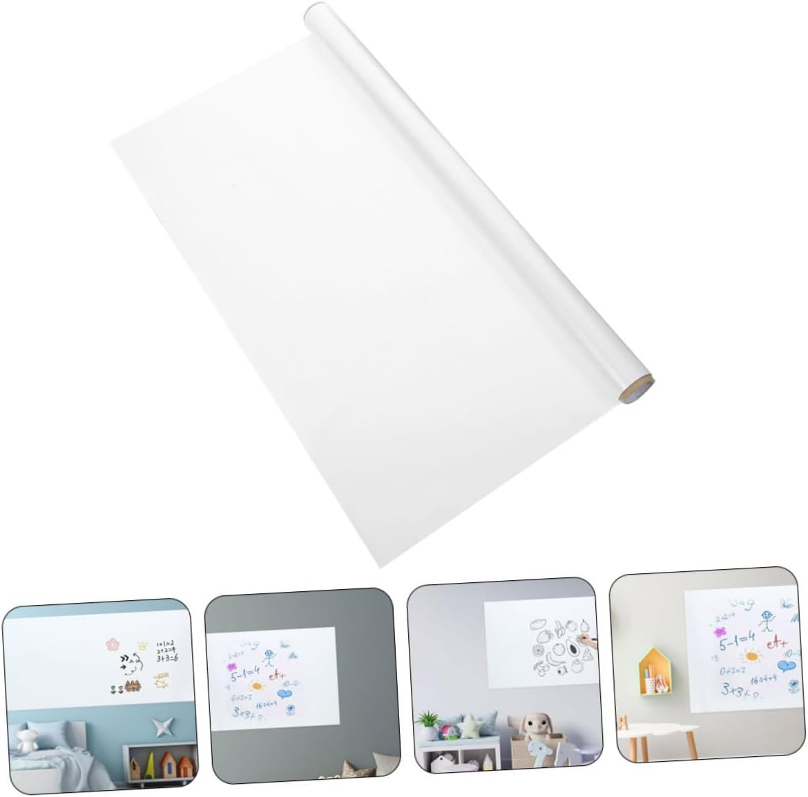 Whiteboard Erasers Dry Erase Sticker for Boys and Girls Drawing Office Classroom Graffiti Information Board Portable Message Information Board