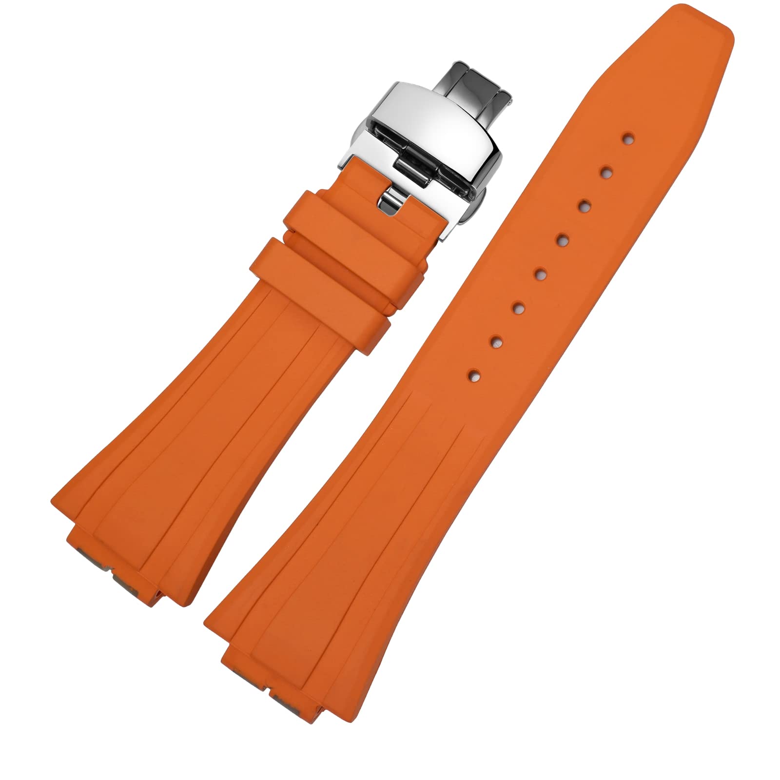 Correa de Reloj de Goma de Flúor Compatible con Casio GM-2100, Pulsera para Hombre Compatible con G-SHOCK GM2100B de Liberación Rápida