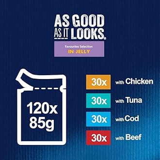 FELIX As Good As it Looks Favourites Selection in Jelly Wet Cat Food 120x85g
