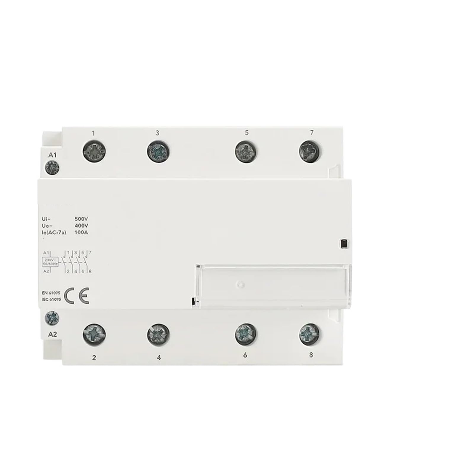 PVTLCYBI 4Pole 100A 4NO 2NO2NC 3NO1NC 220V 110V 24V Contactor 100A(4P 100A 2NO2NC 230AC)