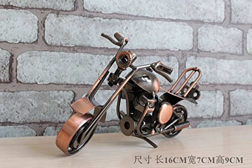 Amazon.co.jp: 鉄製鉄アート置物雑貨バイクオートバイミニチュア