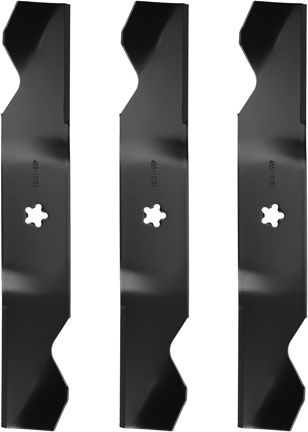 ILONPA 532187256 54" Mulching Blades for Z254F Z254 Hus qvarna MZ48 MZ54 RZ5424 RZ5426 YTH2454 YTH24V54 YTH26V54 LGT2554 LGT2654 187256 187254 532187254 54inch Deck Zero Turn Lawn Mower(5-Star), Black