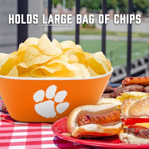 Image of YouTheFan NCAA Clemson Tigers Large Party Bowl