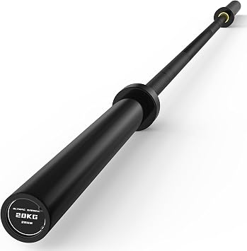 PAPABABE 7FT Olympic Barbell 45 lb Barbell 2 INCH 1000lbs/1500lbs Capacity Olympic Bar with Moderate Knurling For Squats Curls Deadlifts