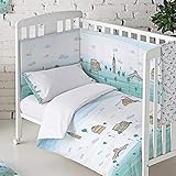 Eiffel Textile Italia Baby Protector Cuna Acolchado Chichone