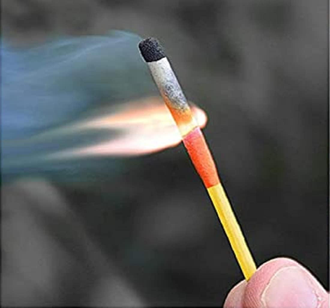 fiammiferi impermeabili, portatili, antivento, impermeabili, con grande testa in contenitore impermeabile, dispositivo di sopravvivenza portatile per esterni in campeggio