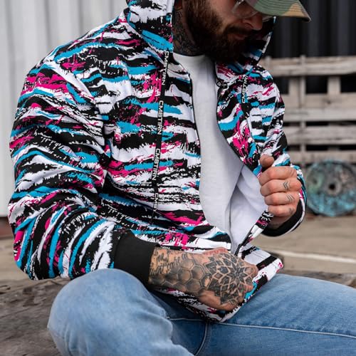 Combat Iron Men's Zip Up Hoodie3