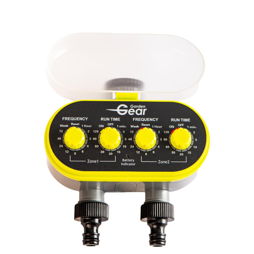 Garden Gear Automatic Watering Timer Dual Outlet Irrigation Unit