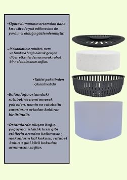 3 Adet 500GR - LAVANTA - Nem Alıcılı Ve Rutubet Giderici Aparat Üçgen (TABLET DAHİL)