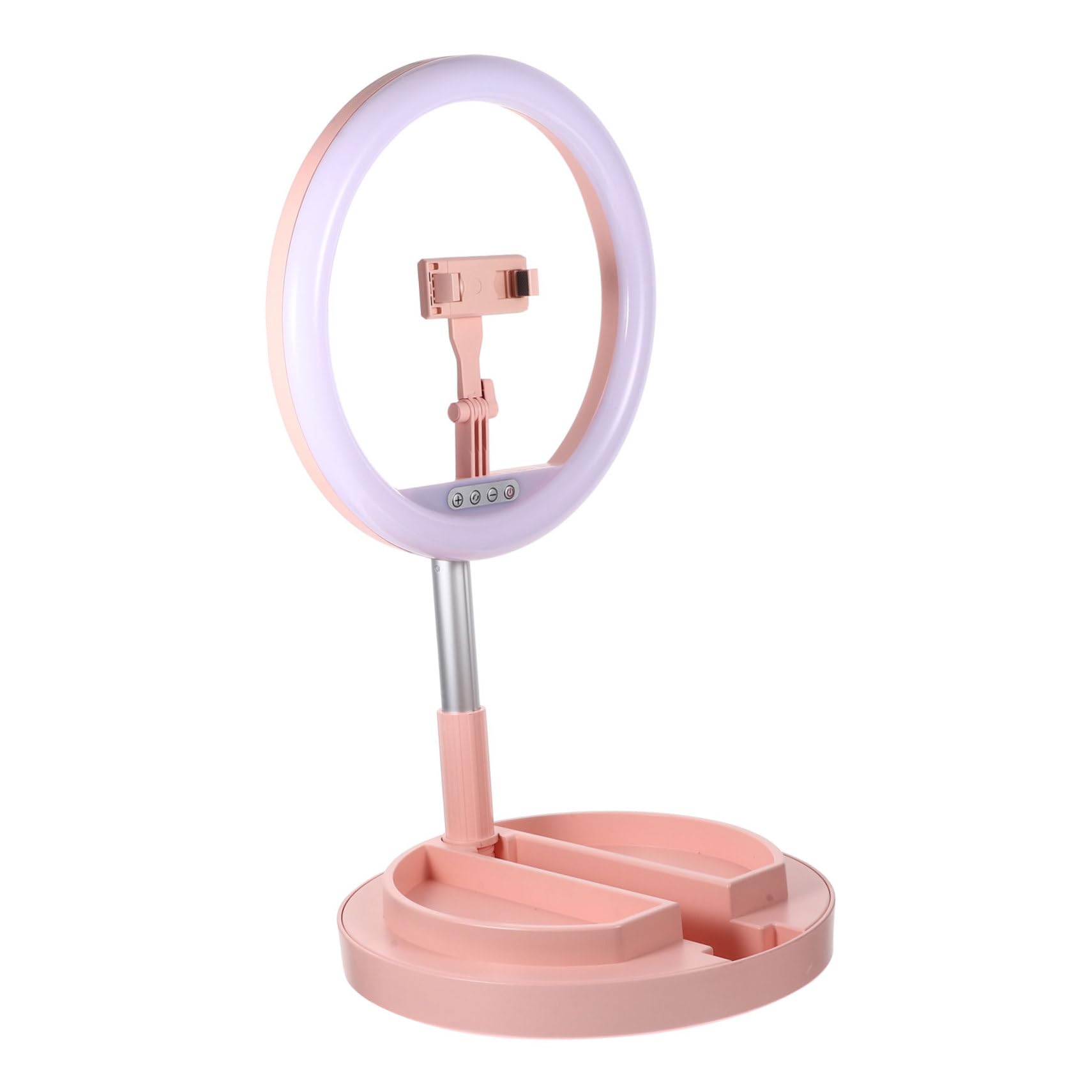 LABRIMP Portable Live Broadcast Ring Light Bracket Ring Light Mirror for Mobile Phone Folding Beauty Lamp Adjustable Brightness