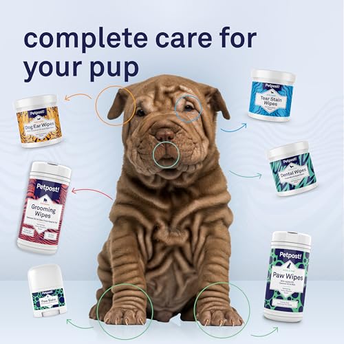 Petpost | Pfotenschutz für Hunde mit Bio-Sonnenblumenöl und Bienenwachsbalsam, schützt empfindliche Hundepfoten auf heißen und kalten Oberflächen – Wachsschicht verhindert Verbrennungen durch Hitze
