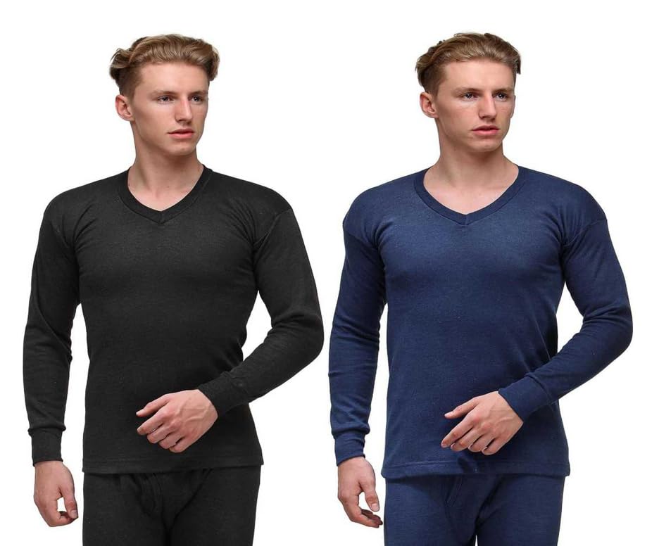 aivira 2 Mens Winter Thermal TOP Warm V Neck Neck Inner Style 1-picture-38