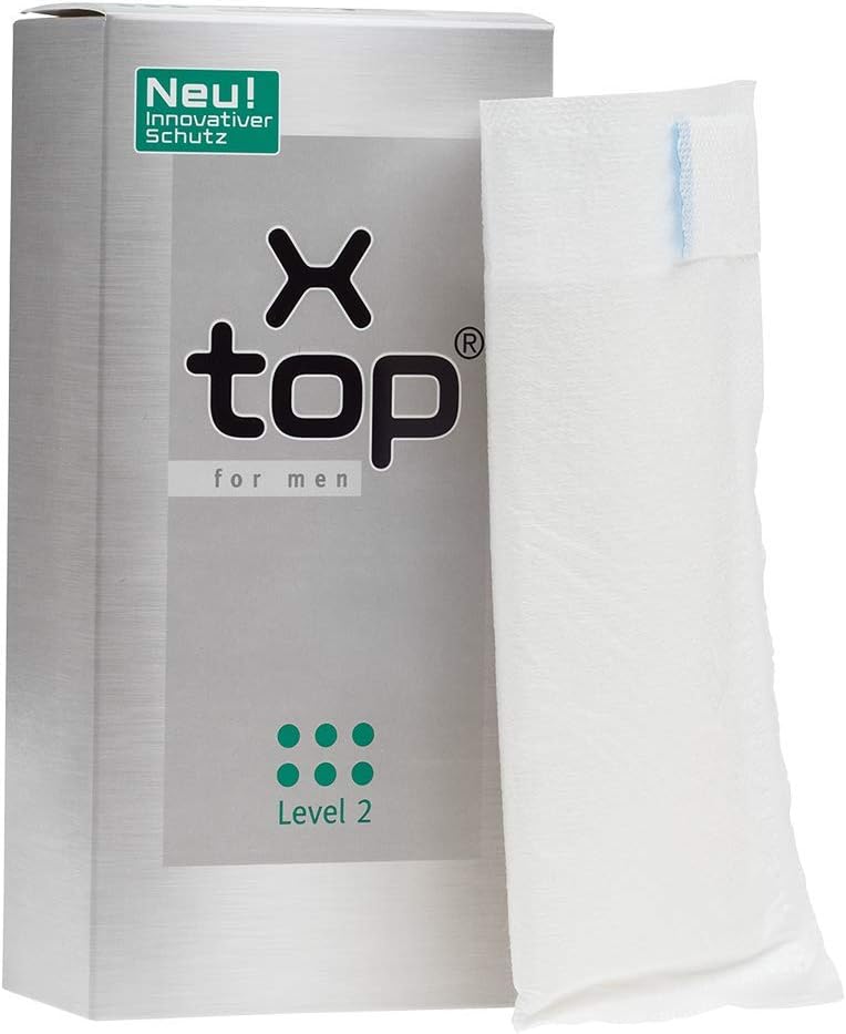 X Top for Men Incontinence Pouch, Level 2, Pack/12