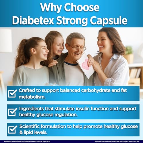 Multani Diabetex Strong Capsule | Useful In Diabetes & Blood Sugar Control | Enriched with Jamun, Giloy, Amla & Other Ayurvedic Products | Ayurvedic Sugar Management Medicine | Pack of 30 Capsules - Image 5