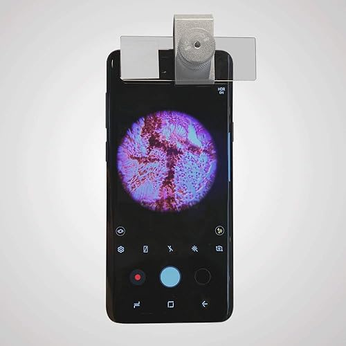 Miniatura 9 de Adaptador de cámara de microscopio para teléfono inteligente para iPhone y Android  Zoom óptico 75x  Kit de microscopio compuesto biológico para