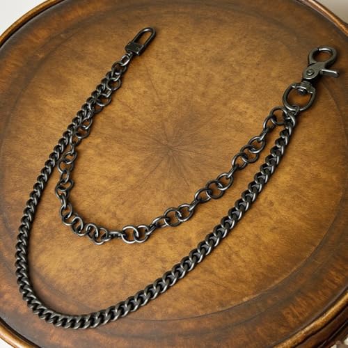 Image of Pants Chain for Men Women,Double Wallet Chain | Stainless Steel Chain for wallet,Heavy Duty Biker Pocket Chains and Jeans