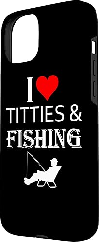 Miniatura 20 de iPhone 7 Plus/8 Plus I Love Titties and Fishing Funny Fisherman Estuche de regalo