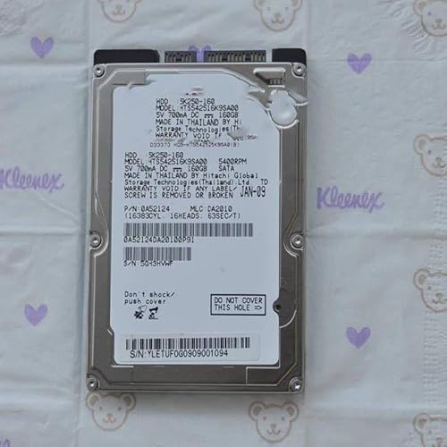 90% per 2.5 8 MB per interno per del computer portatile per HTS542516K9SA00 5400 RPM hdd 160 GB s-ata