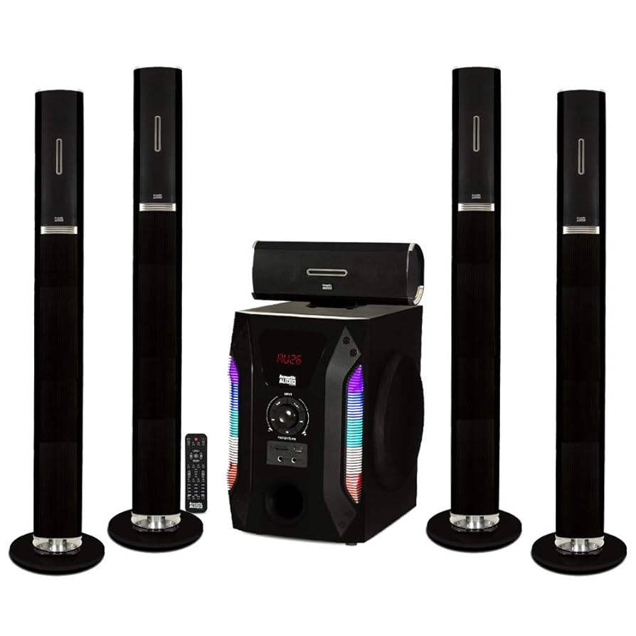 Amazon.com: Acoustic Audio AAT1002 Bluetooth Tower 5.1 Home