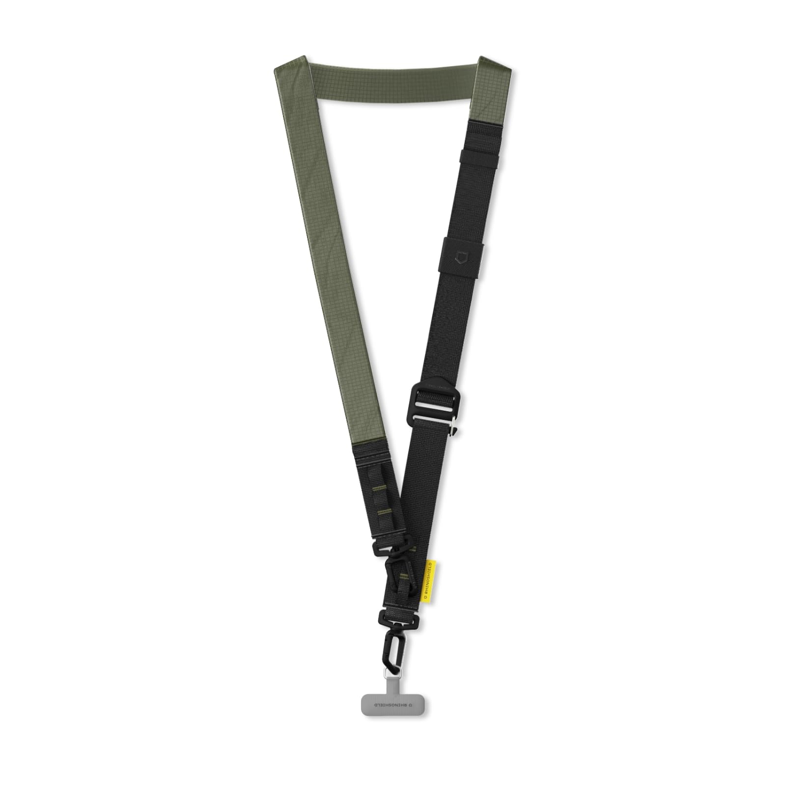 RhinoShield 2-in-1 Ultra Phone Lanyard | Crossbody Wrist Strap, Additional loop to hang Airpods, Keys (Lanyard Card Included)