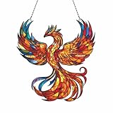 Phoenix Ornaments Decor - Gifts for Phoenix Lovers - Phoenix Window Hanging Home...