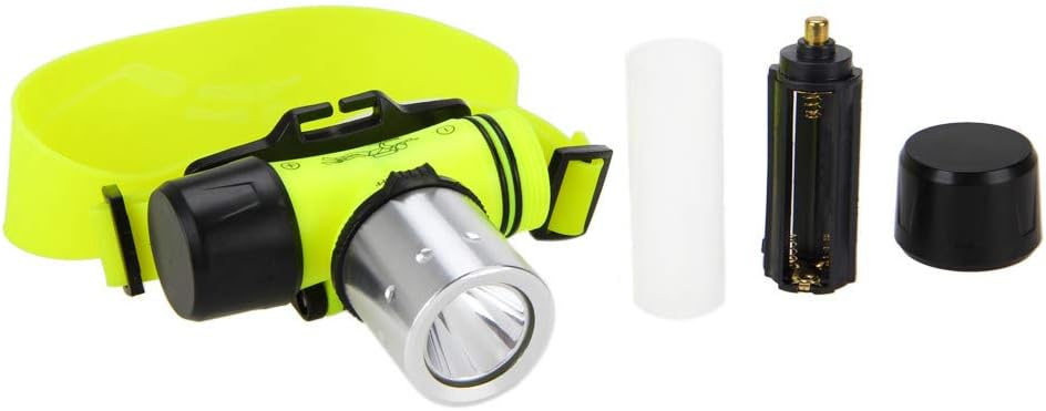 WINDFIRE Diving Headlamps IPX8 Waterproof Headlights with 3 Modes, Underwater Lights Scuba Diving Flashlight, Long-Lasting Runtime Snorkeling Light for Night Time Diving