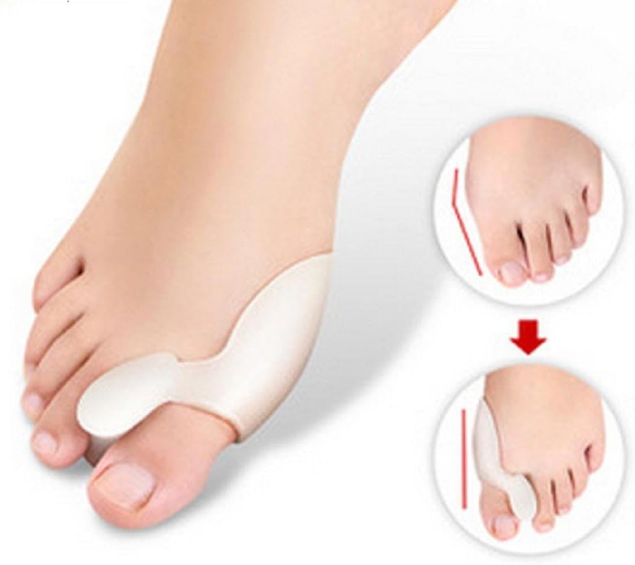 ViviST Big Toe Spreader Shield Gel Bunion Fasciitis Hallux Valgus Corrector Yoga