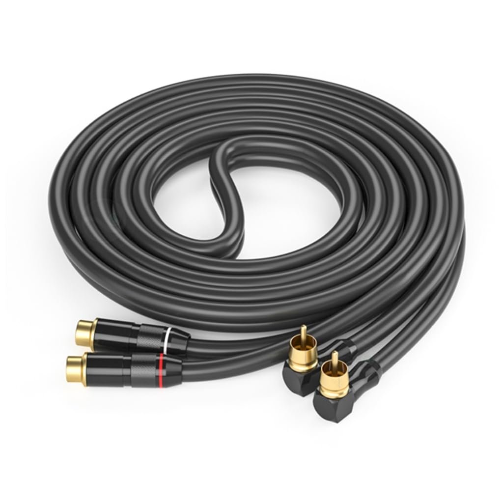 Câble d'extension 2RCA stéréo 2RCA mâle vers 2RCA femelle