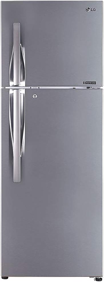 LG 335 L 3 Star Frost-Free Frost-Free Double-Door Refrigerator (GL-T372LPZU, Shiny Steel)