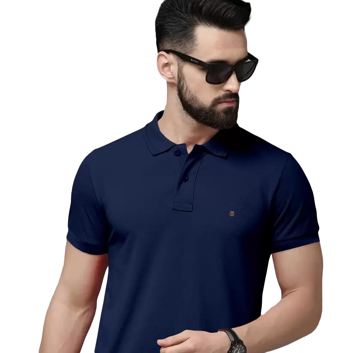 nelgates Men’s Cotton Polo T Shirt | Collar Tshirts | Half Sleeves | Plain-Regular Fit