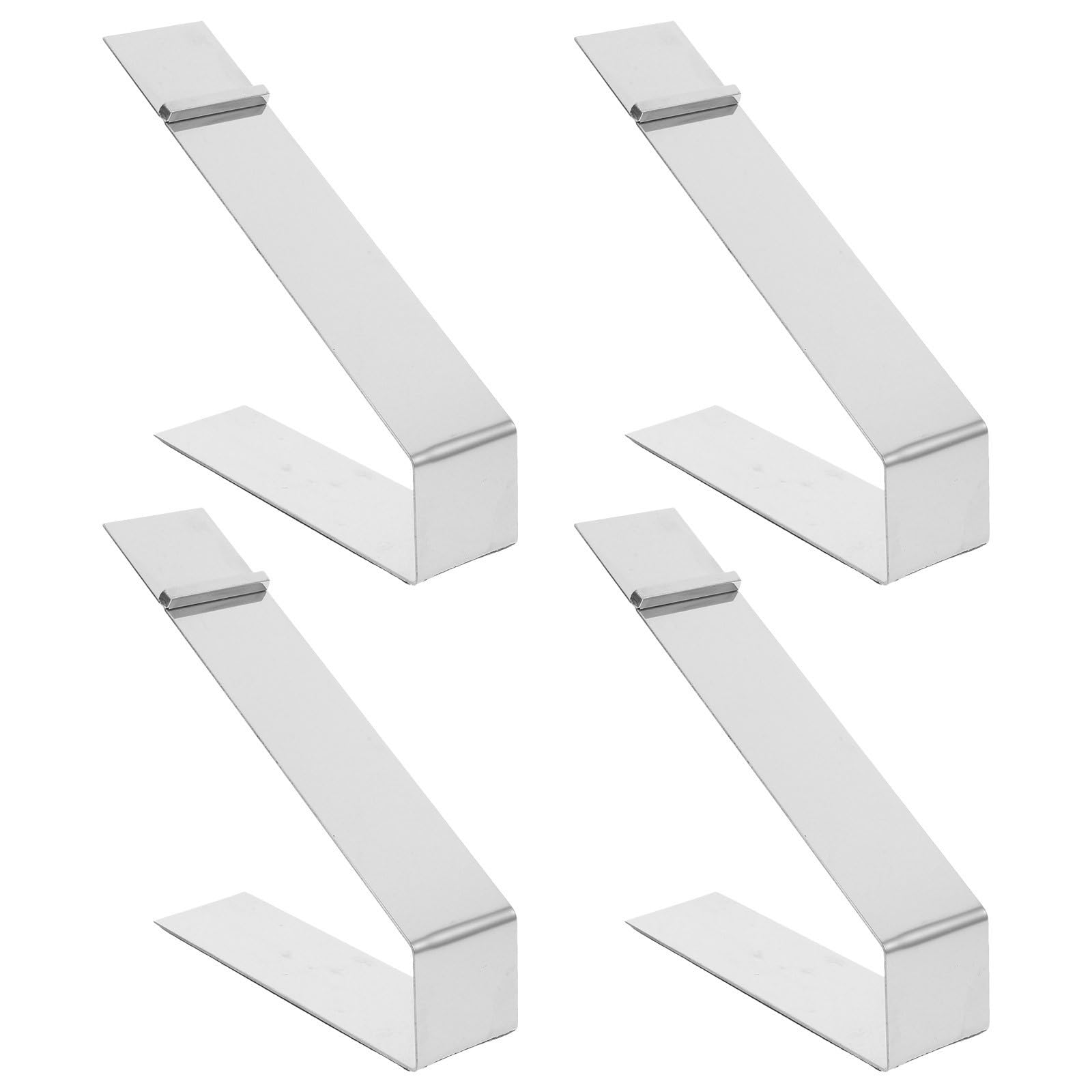 Espositore Scarpe in Acciaio Inossidabile Resistente alla Corrosione, Supporto Multifunzionale per Sandali e Scarpe Tacchi, Confezione da 4 Pezzi Argento per Vetrine e Negozi
