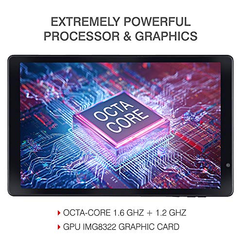 Image of iBall iTAB MovieZ Pro Tablet (10.1 inch, 64GB, Wi-Fi + 4G LTE + Voice Calling), Coal Black