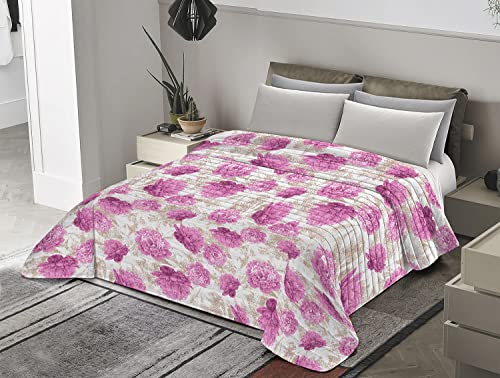 Banzaii TBanzaii Trapuntino Mezza Stagione, Copriletto Autunnale Primaverile, Trapuntato Imbottito