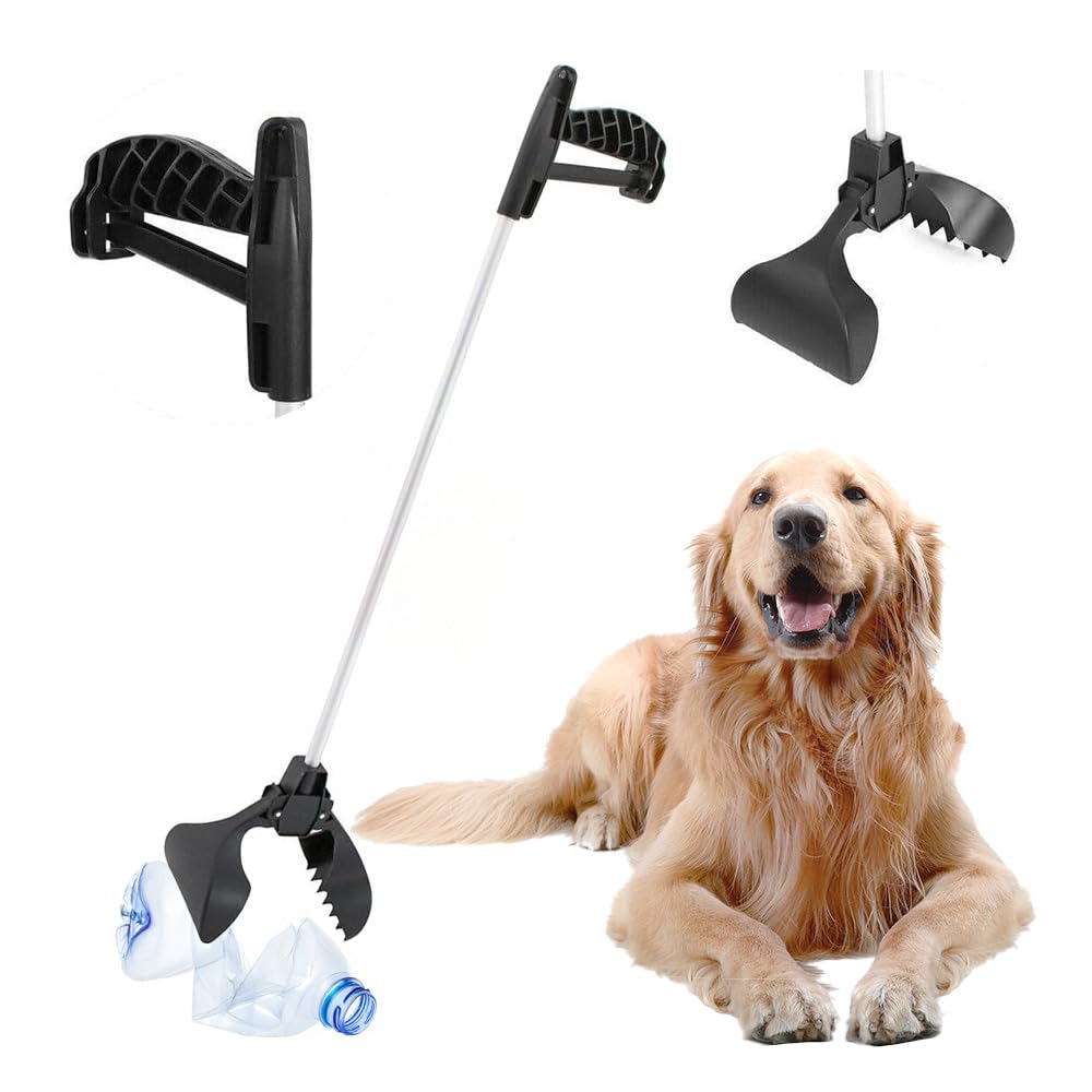 Bargains-Galore Pet Dirt Picker Cleaning Tool - House Portable Long Handle | Clean Poop Waste | Scooper | Dog Scoop | Dirt Picker, Dog Waste Easy Pickup Tool With Long Reach