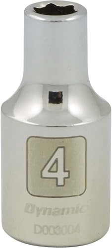 Miniatura 6 de D003010 14" Drive 6 puntos de zócalo métrico con longitud estándar de 0.394 in, acabado cromado