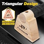 Push Up Bars 2PCS Wooden Parallettes Bars Calisthenics Bars Non-Slip Base - Image 2