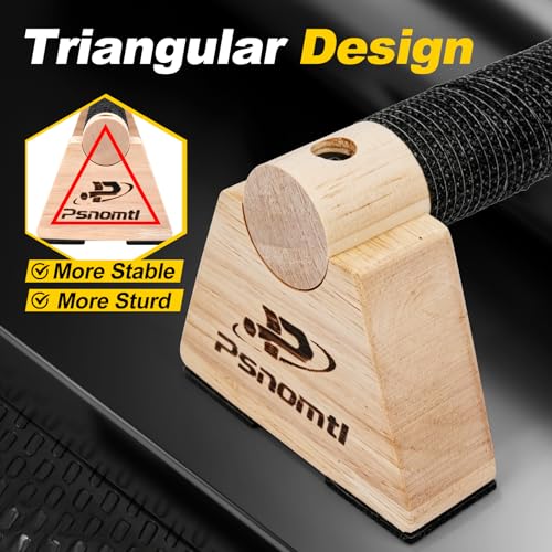 Push Up Bars, Wooden Parallettes Bars 2PCS, Calisthenics Equipment with Non-Slip Base, Perfect Pushup & Calisthenics Bar, Push Up Handles for Floor, and Pushup Handles for Men - Image 3