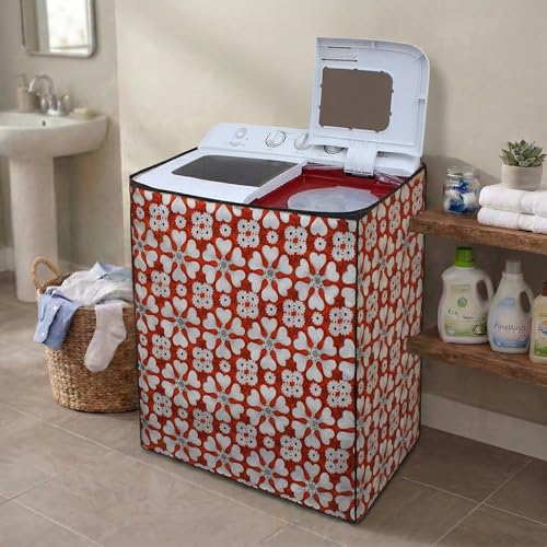 Image of DREAM CARE Waterproof & Dustproof Washing Machine Cover Top Load & Semi Automatic Suitable for 8 kg, 8.2 kg, 8.5 kg (89 x 99 x 55 cms)