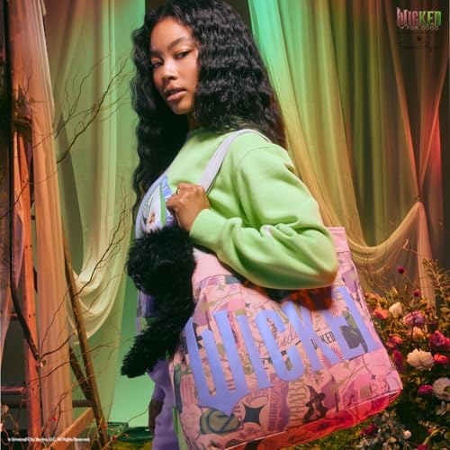 Bolso tipo tote Samii Ryan Wicked x Elphaba y Glinda, rosa miniatura 7