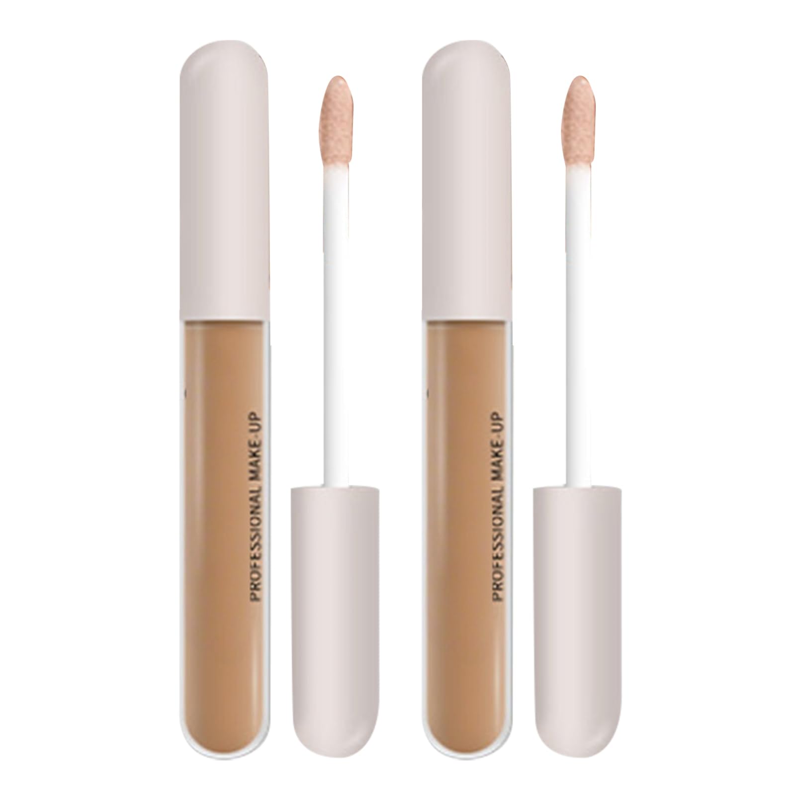 Liquid Concealer Natural Matte Perfection for Long-Lasting Blemish and Under-Eye Coverage 2Pcs Brown One Size