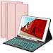 Price comparison product image iPad 10.2 8th Gen 2020/7th Gen 2019 Keyboard Case,Built-in Pen Slot Boriyuan Folio Case with 7 Colors Backlit Detachable Keyboard,for iPad 10.2 Inch/iPad Air 3 10.5/iPad Pro 10.5 Inch,Rose Gold