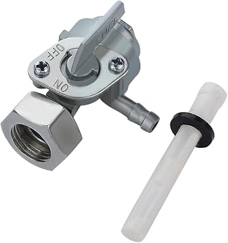 Fuel Shut Off Valve Compatible with Gas Fuel Tank Switch Fit for Generator 2PCS