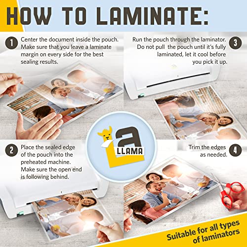 Thermal Laminating Pouches, 4.3 X 6.3 Inches, 3 Mil Thick, 50 Pack, Suited For Picture Size Laminating Sheets 4 X 6 #TOP6