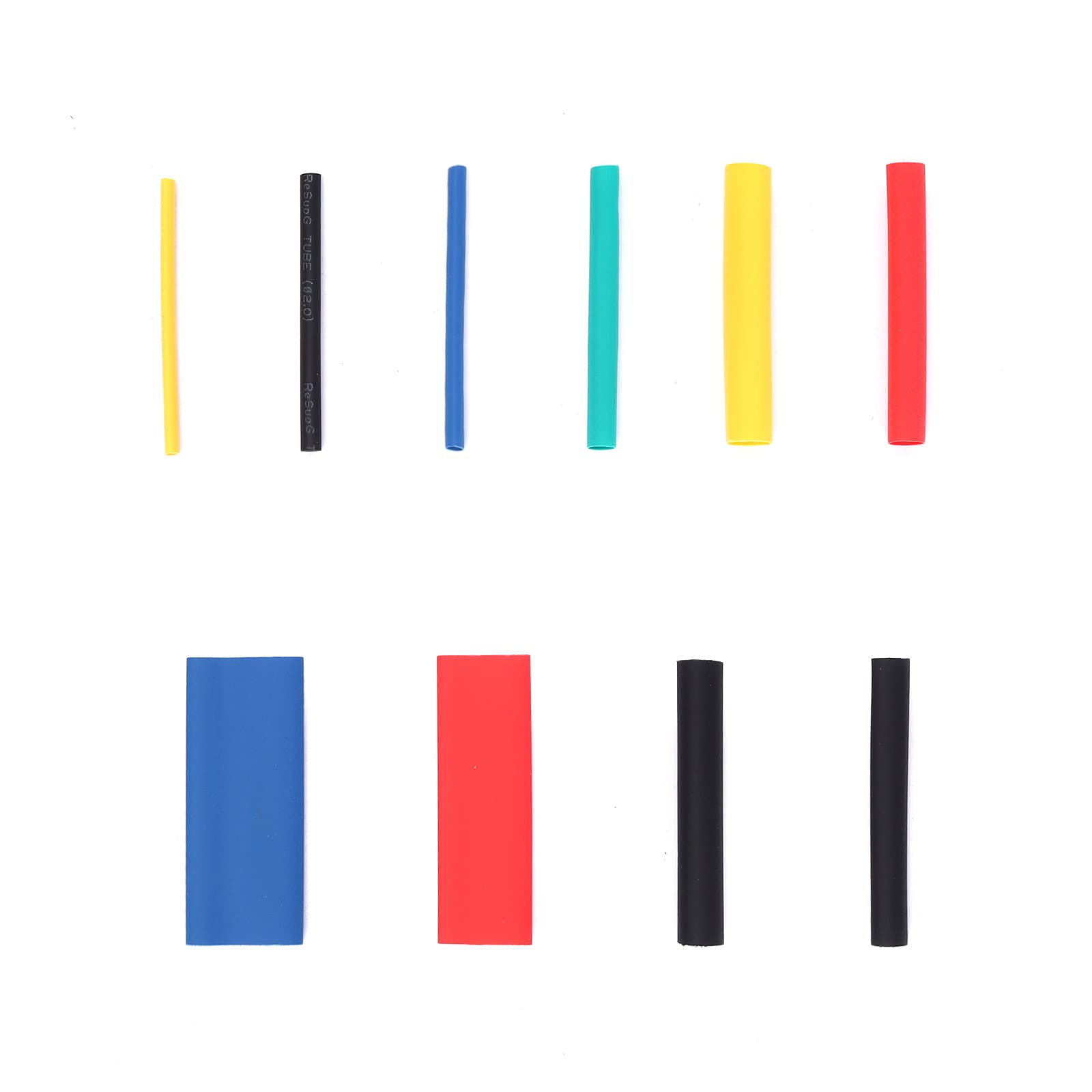 Ruimou 530Pcs Color Heat Shrink Tubing Shrinkage Ratio 2:1 Insulation Protection Kit for Repair Wire Cable Connection End Treatment (530) - Image 3