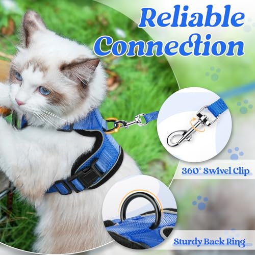 image for rabbitgoo Cat Harness and Leash for Walking, Escape Proof Soft Adjusta