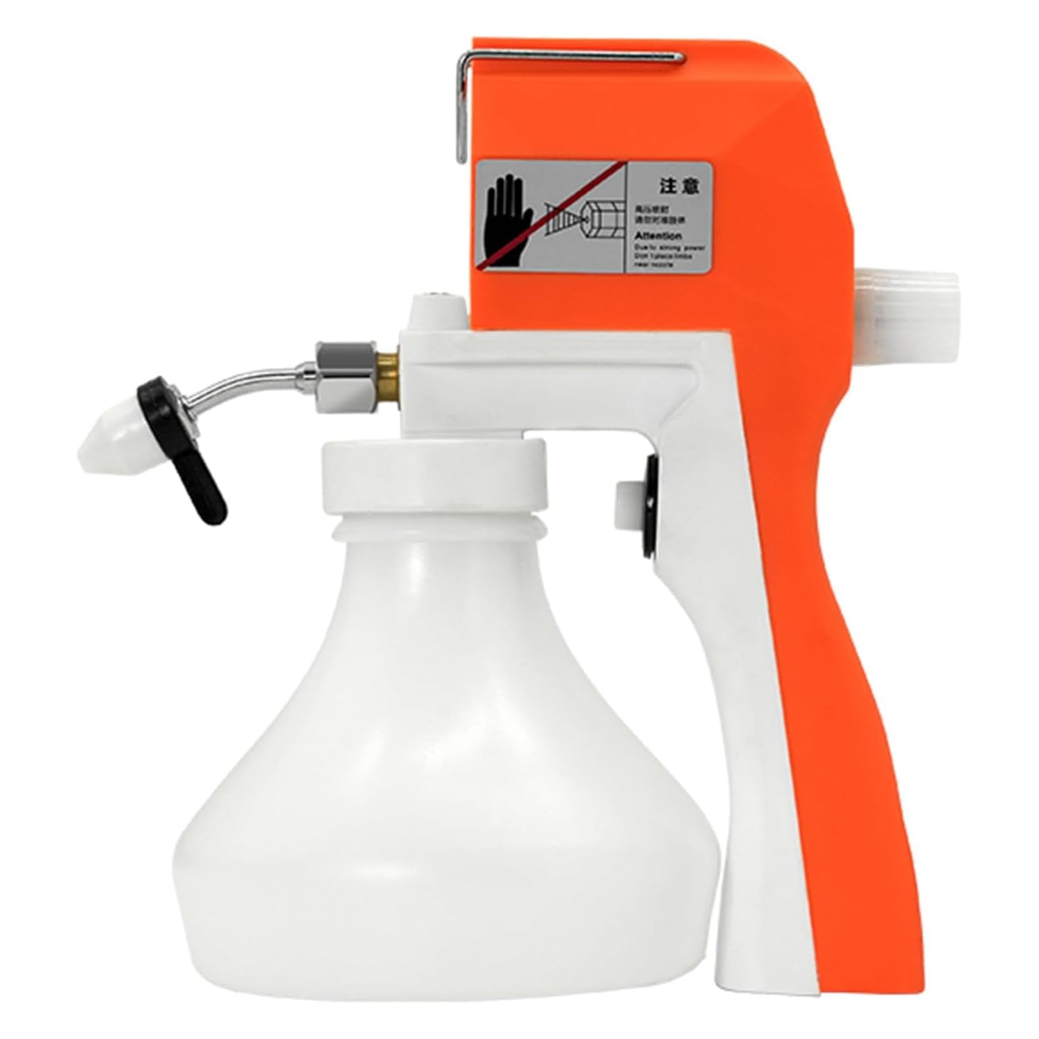 OSPSHPG Textile Cleaning Spray Gun, Jet Flow 1-2ml/s Spot Cleaning Gun, With Pressure Adjustment, 0.65 L Kettle Capacity, For Screen Printers/cleaning Crystals And Rocks